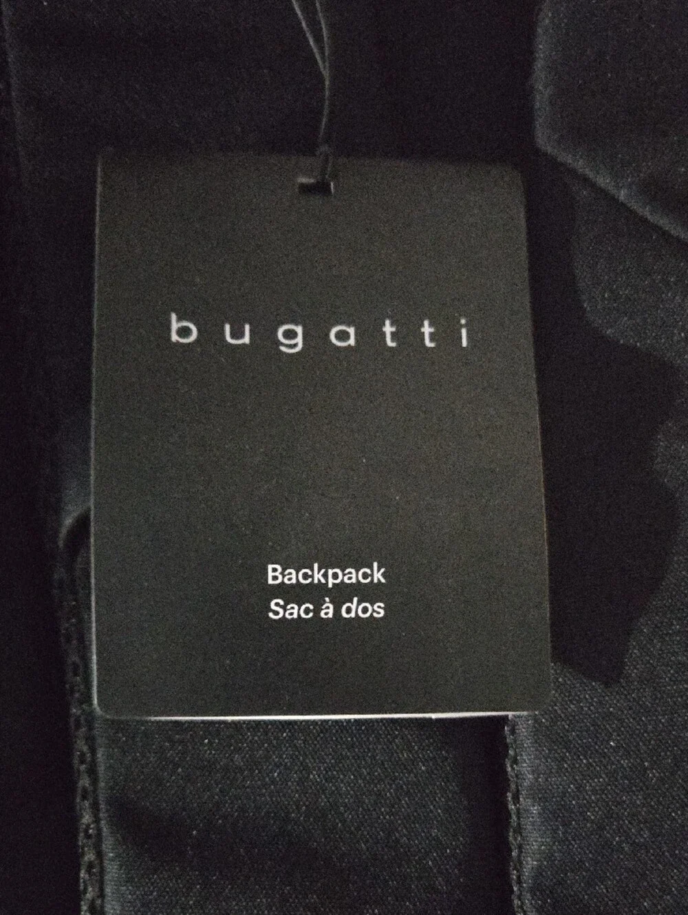 Black Men's Bugatti Backpack - Casual Everyday Bag